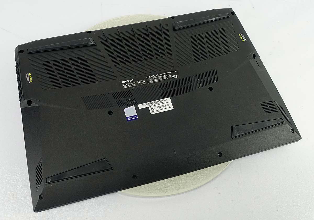 ジャンク 17.3 mouse computer NG-N-i7940PA1/Core i7 8750H/メモリ無