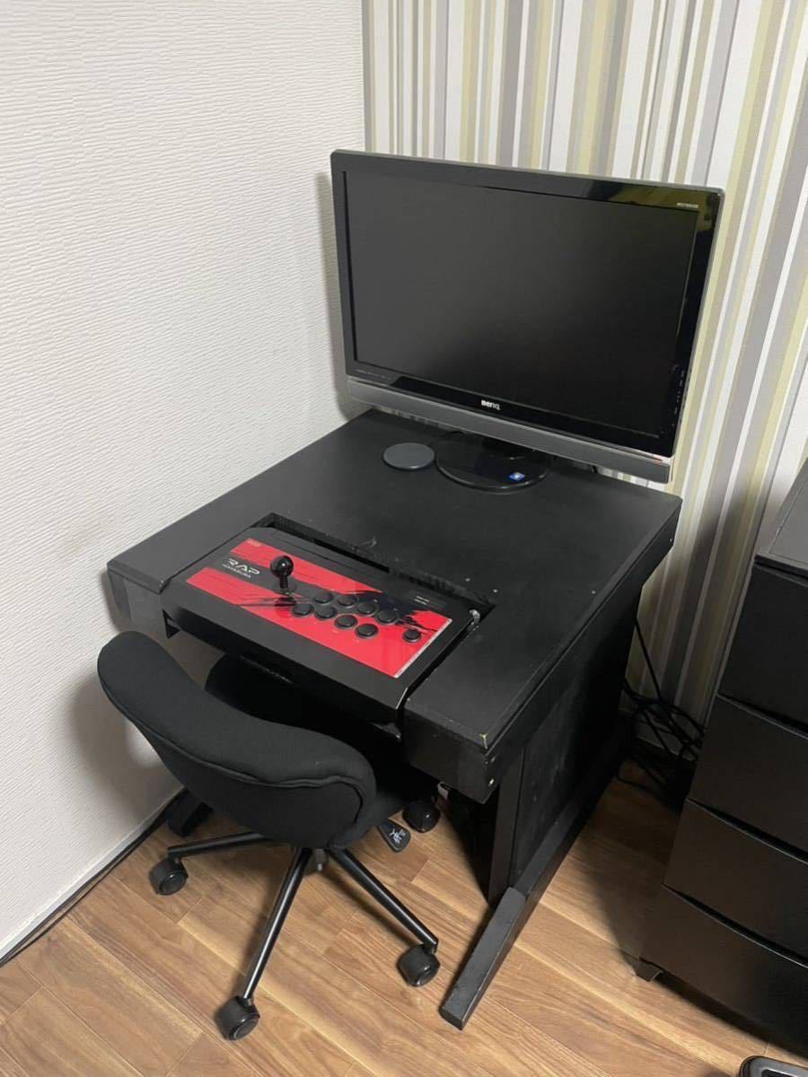 IKD Factory アケコン台 ゲーミングデスク アーケードコントローラー