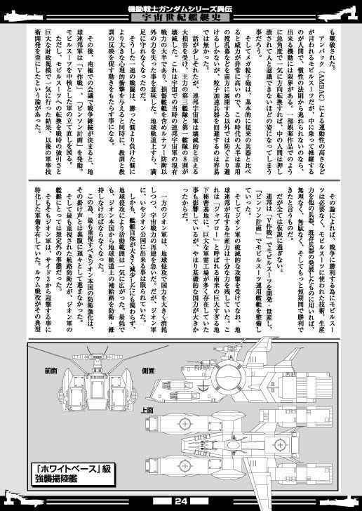 宇宙世紀艦艇史 FANKY企画 扶桑かつみ 機動戦士ガンダム 同人誌 宇宙