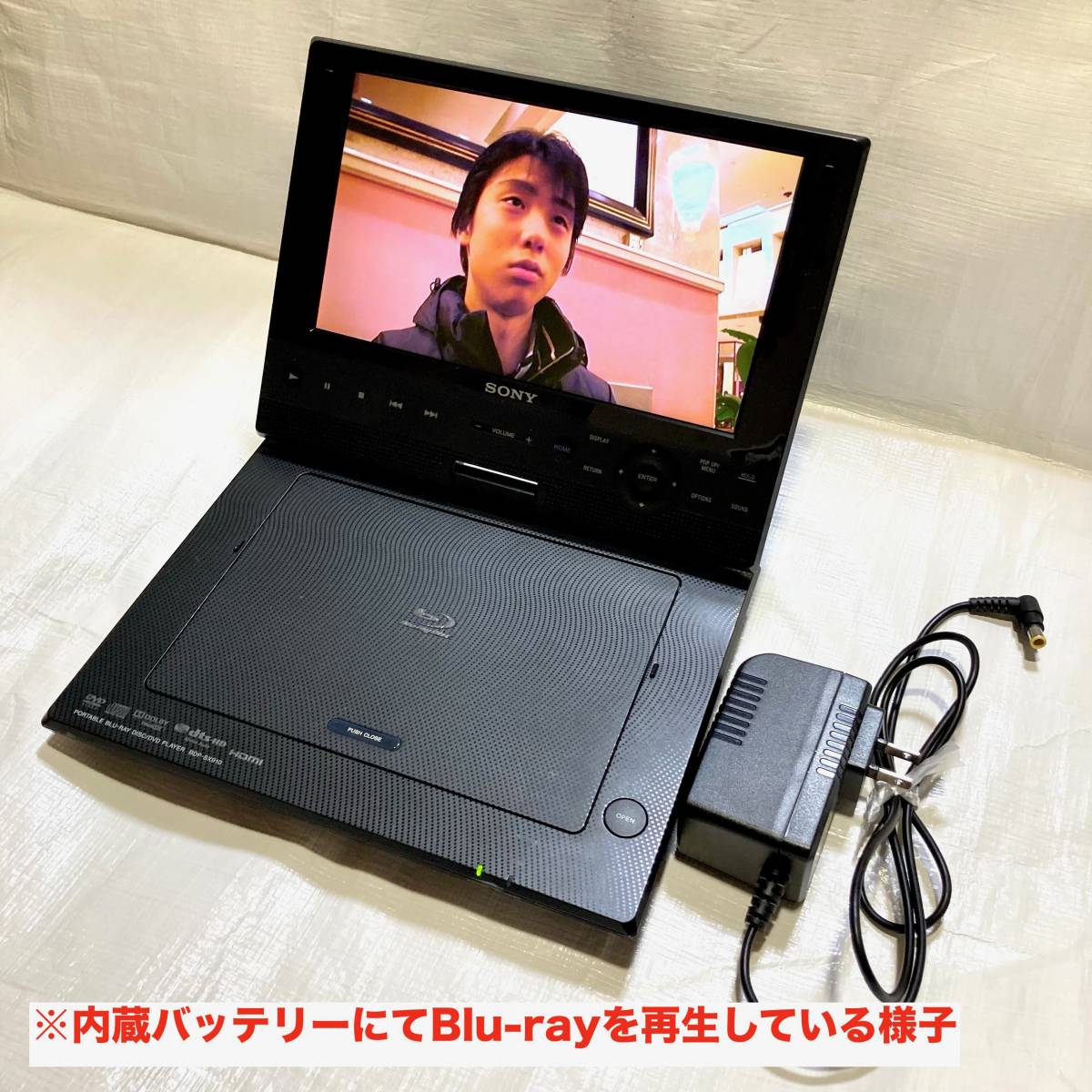 ☆即決 送料無料 リモコン無し SONY BDP-SX910 ポータブルBlu-ray/DVD