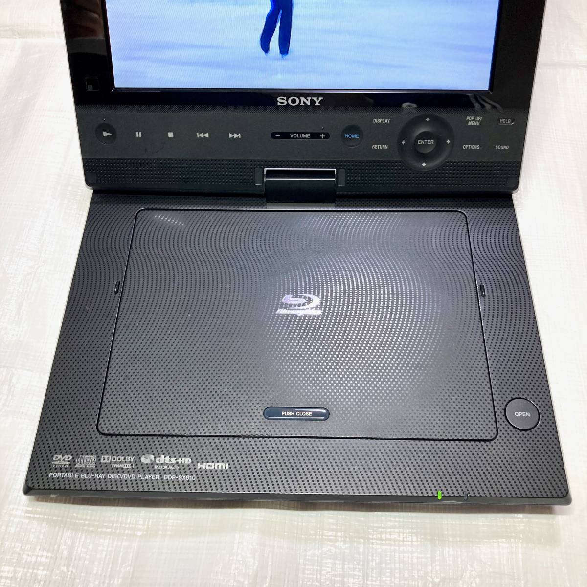 ☆即決 送料無料 リモコン無し SONY BDP-SX910 ポータブルBlu-ray/DVD