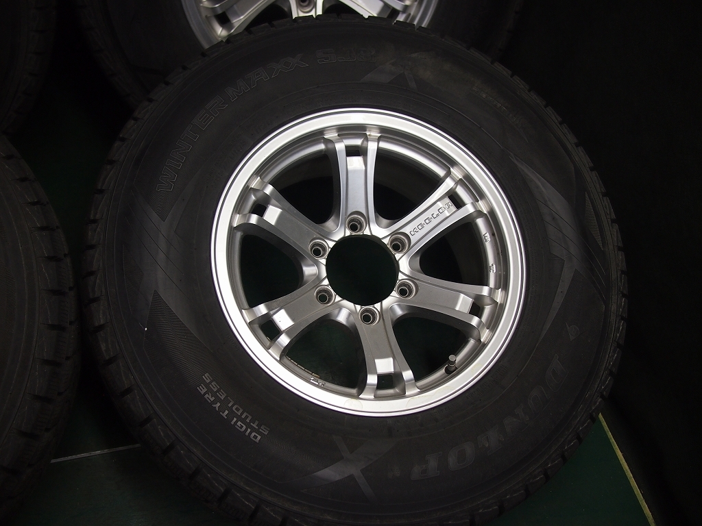 DUNLOP WINTER MAXX SJ8 265⁄70R16 16インチ スタッドレス 4本 バリ溝