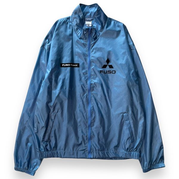 三菱ふそう FUSO financial 非売品 ロゴ プリント ナイロン ジャケット  