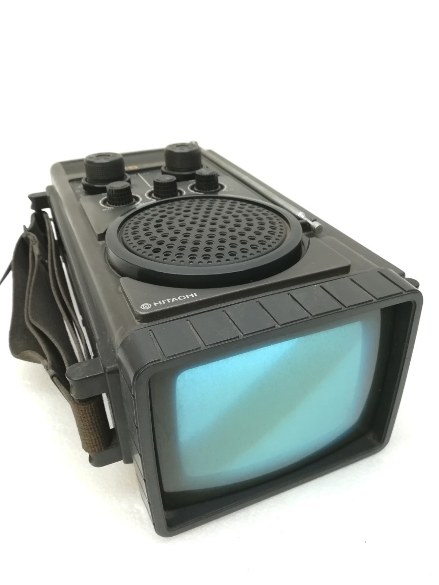 通販商品紹介 (9) 【貴重】HITACHI 白黒TV I-91 IC・トランジスタ式