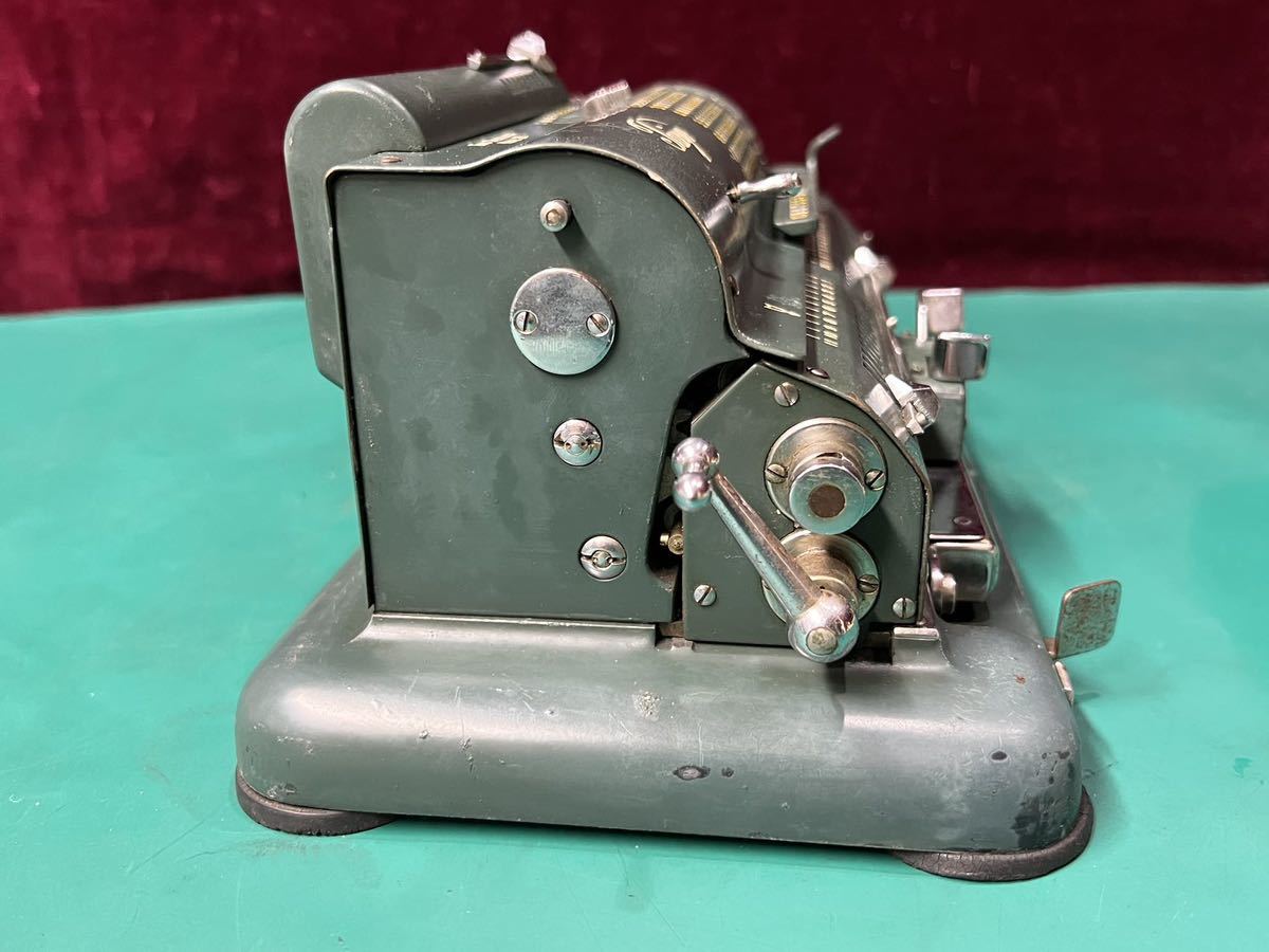 レトロ タイヨー TAIYO CALCULATOR MODEL 23 手回し 計算機 手動式 