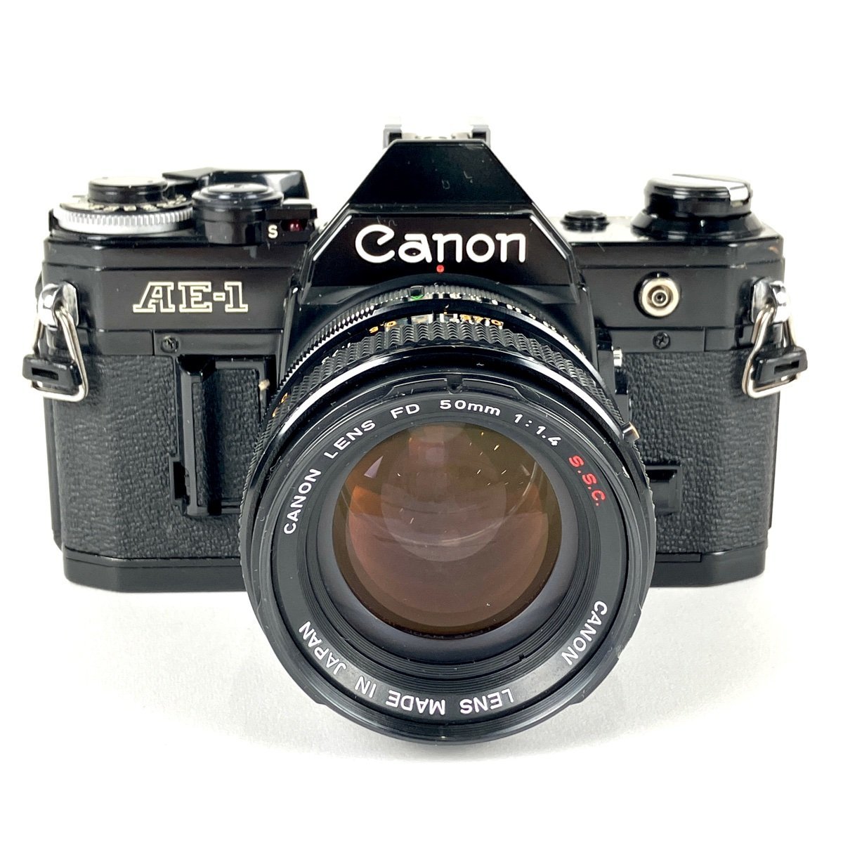 キヤノン Canon AE-1 ブラック + FD 50mm F1.4 S.S.C. フィルム 