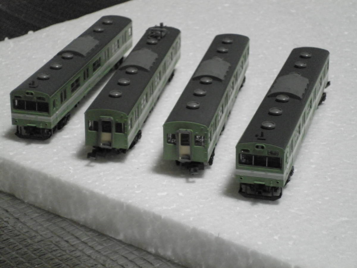 MICROACE製 103系西日本更新車 岡山色 4両セット 中古品 岡山色
