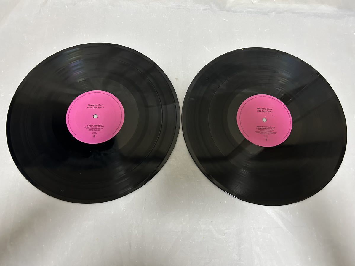 G201 LP レコード Madonna マドンナ/Sorry ソーリー/2枚組 US盤の入札