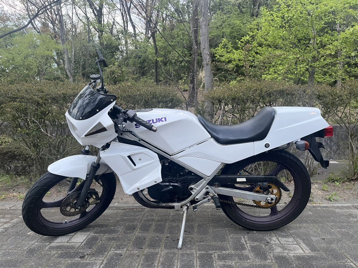 スズキ RG50ガンマ NA11A リアサスペンション HRC RS125流用 バイク