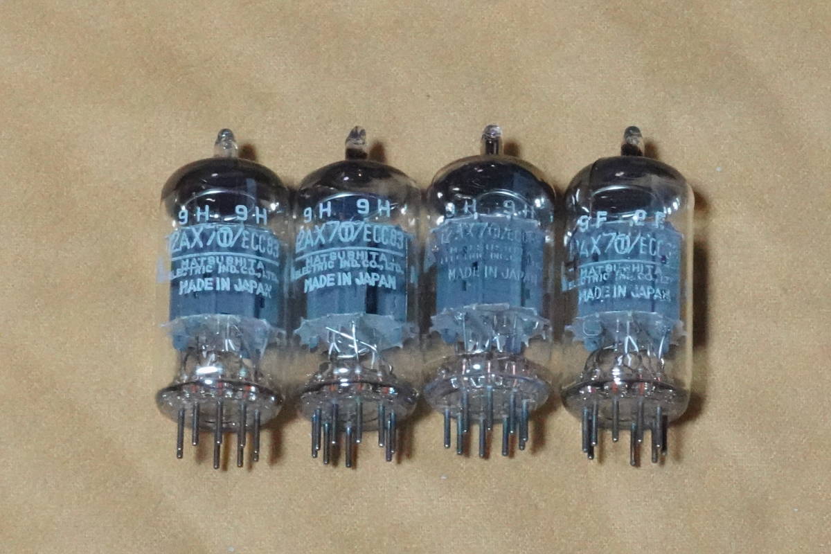松下 12AX7 / ECC83 真空管 4本セット音出し◯ 12AX7 真空管 ナショナル 松下 12AX7⁄ECC83 (4本) ECC83 - Yahoo