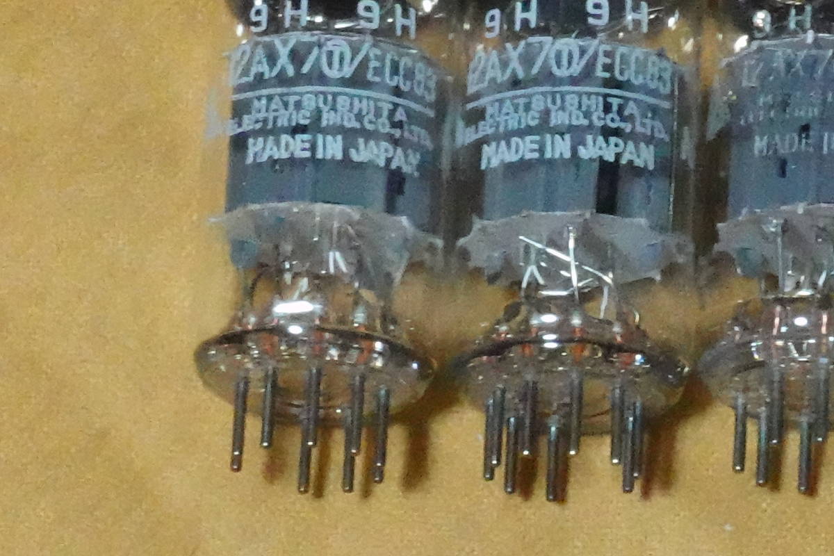 12AX7 真空管 ナショナル 松下 12AX7⁄ECC83 (4本) ECC83 - Yahoo