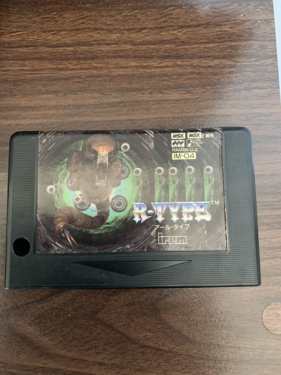 新品 R-TYPE アールタイプ msx msx2 ソフト 動作未確認