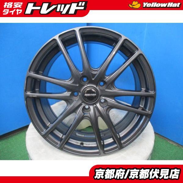 4本 中古 HOT STUFF WAREN アルミホイール 17インチ 7J +38 114.3 5H