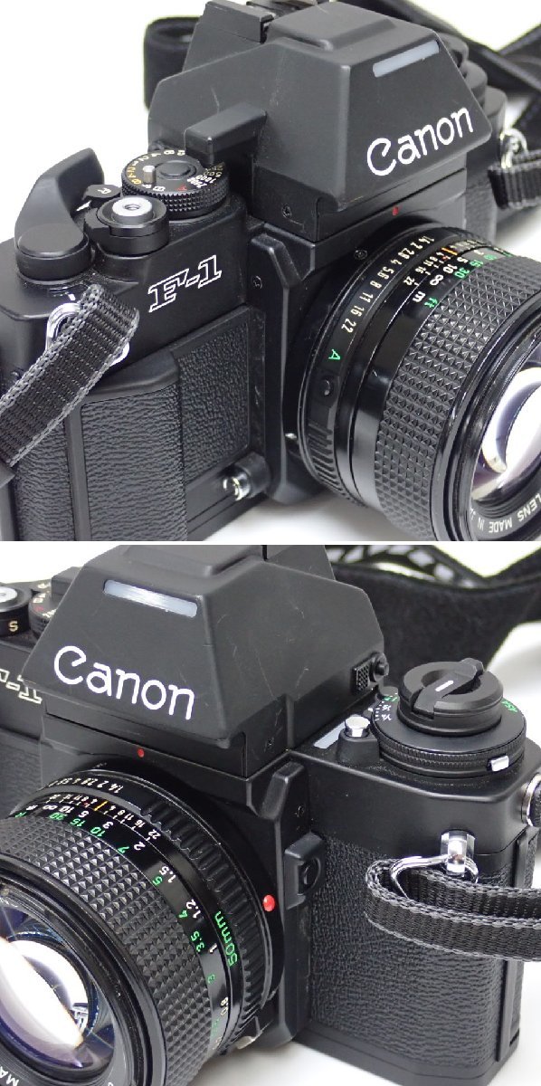☆Canon/キャノン New F-1 一眼レフフィルムカメラ + FD50mm F1.4