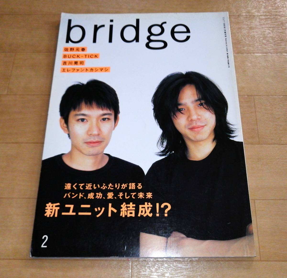 送料160 宮本浩次・草野マサムネ 掲載雑誌 bridge エレファントカシマシ・スピッツ グッズ