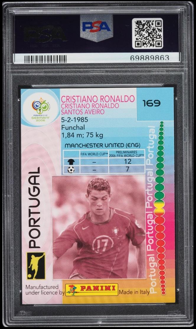 2006 panini WORLD CUP CRISTIANO RONALDO クリスティアーノ・ロナウド