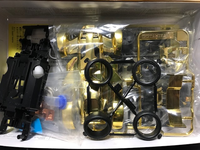 当時物 2007年 タミヤ ミニ四駆 限定品 サバンナレオ ゴールドメッキ 