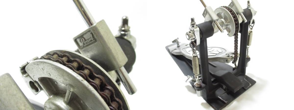 [ap1 BY3281] Pearl パール P-122TW ツインペダル ケース付 ドラム キック ペダル