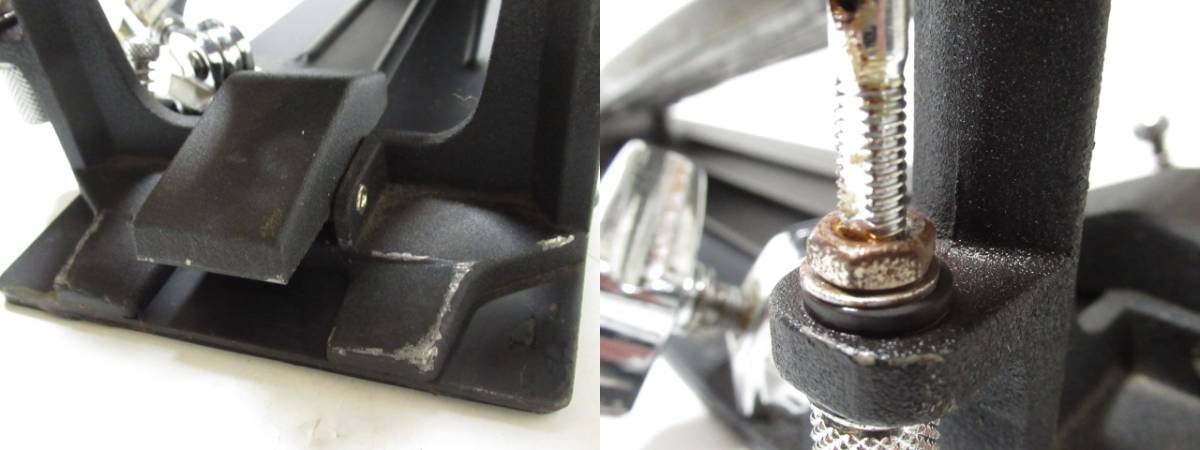 [ap1 BY3281] Pearl パール P-122TW ツインペダル ケース付 ドラム キック ペダル