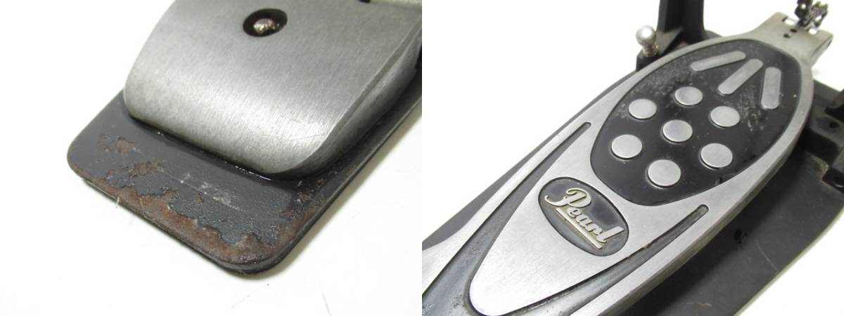 [ap1 BY3281] Pearl パール P-122TW ツインペダル ケース付 ドラム キック ペダル