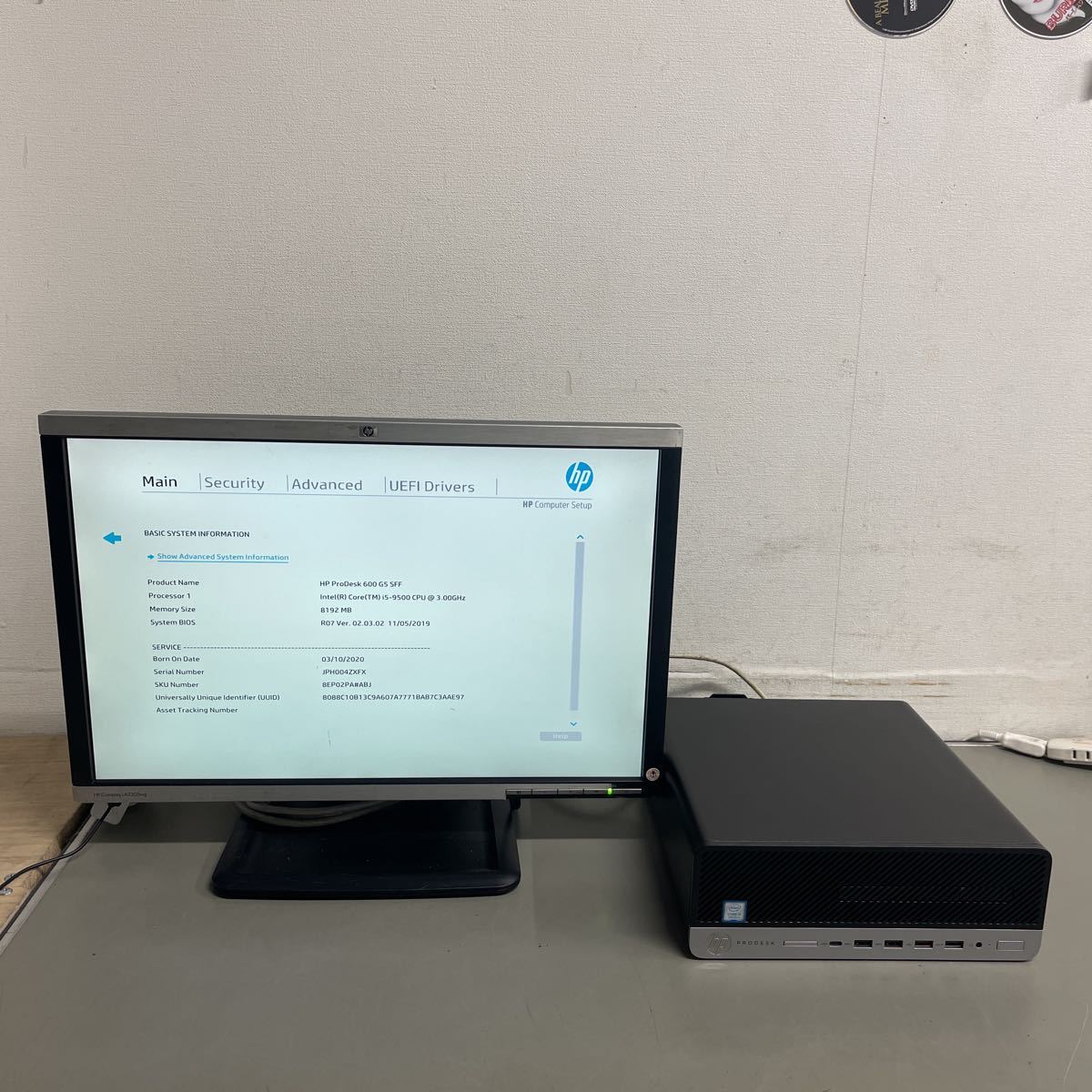 HP ProDesk Core i5-9500 8GB SSDなし ジャンク HP ProDesk |