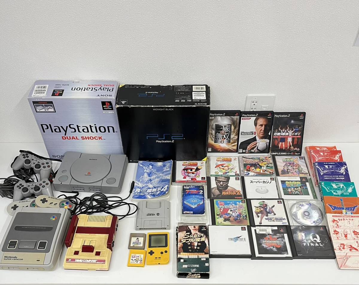 安い，大得価】 ゲーム機本体 ソフト コントローラー カセット まとめ 