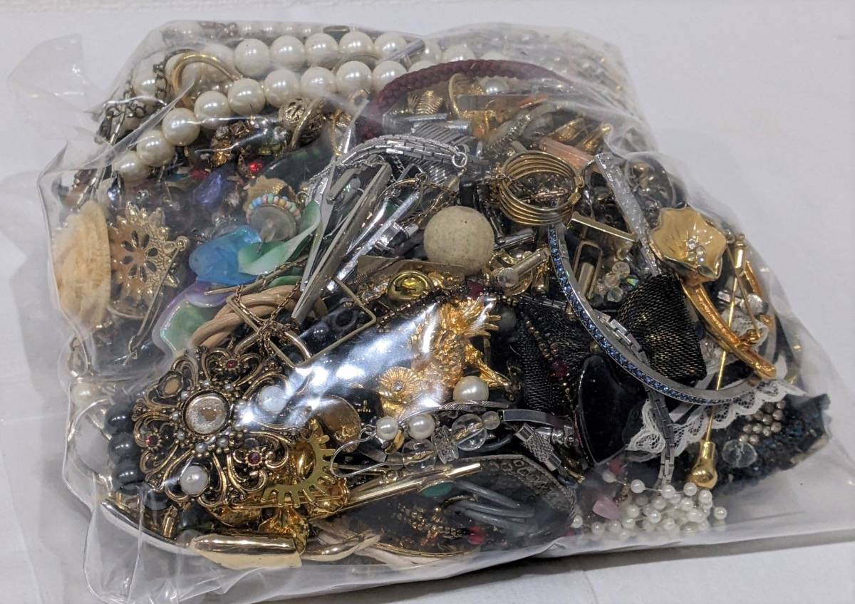 1円～】約2kg メッキアクセサリー大量まとめ SILVER 925 ネックレス