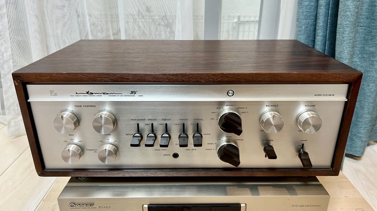 ハ*ス様 LUXMAN CL35 MK-III 真空管 プリアンプ管球式コントロ CL35 LUXMAN ラックスマン 管球式コントロールアンプ MK-III