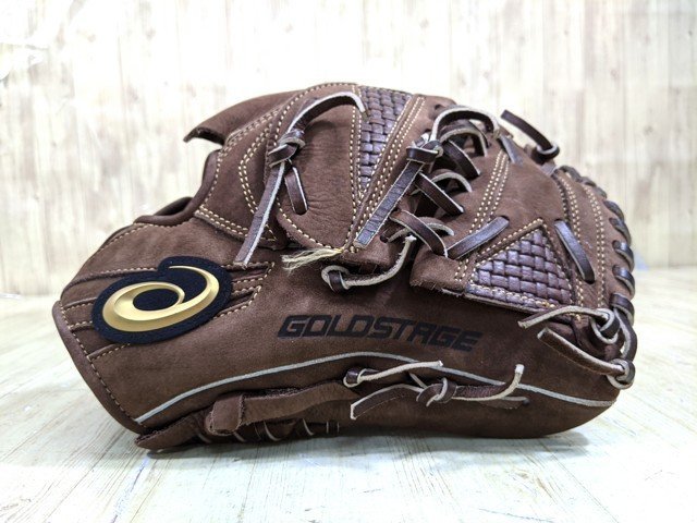 【4yt035】一般硬式野球用グローブ asics アシックス 3121A294 ピードアクセル アドバンス ブラウン 右投げ 投手用◆N17