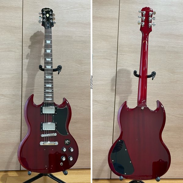 新品BODY-GA セット ネック修理済 ☆ Epiphone エピフォン SG ☆ セットネック GROVER