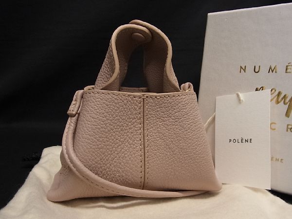 極美品 POLENE Numero Neuf Micro ショルダーバッグ ポレーヌ 極美品 POLENE Numero Neuf Micro ショルダーバッグ ポレーヌ