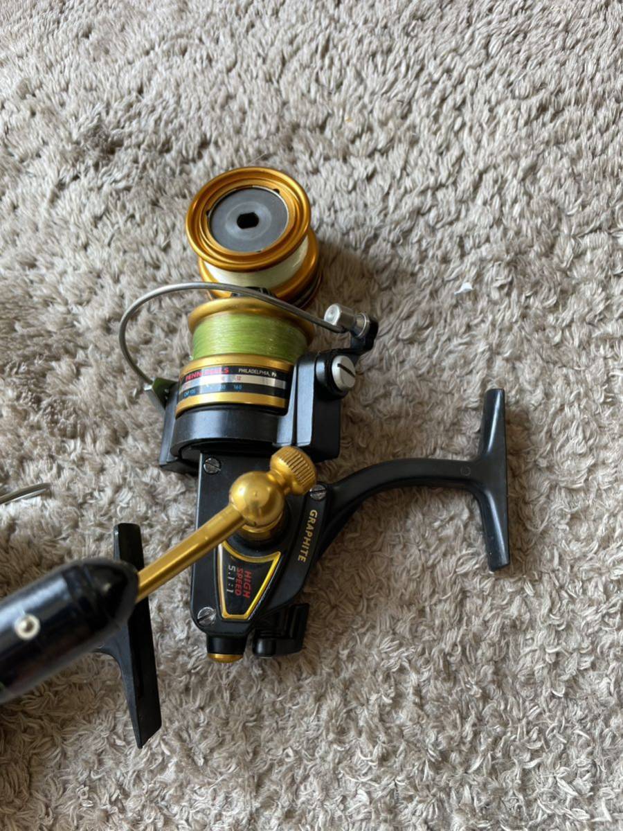 ☆PENN4500SS☆PENN4500SS☆PENN4400SS☆替スプール440SS☆中古セット