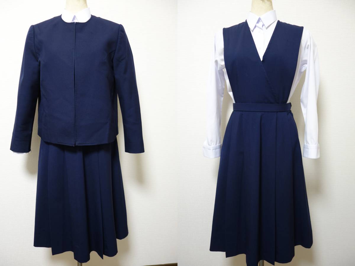 981◆紺ボレロ＆サロペットスカート（夏）60A 9-60◆信愛