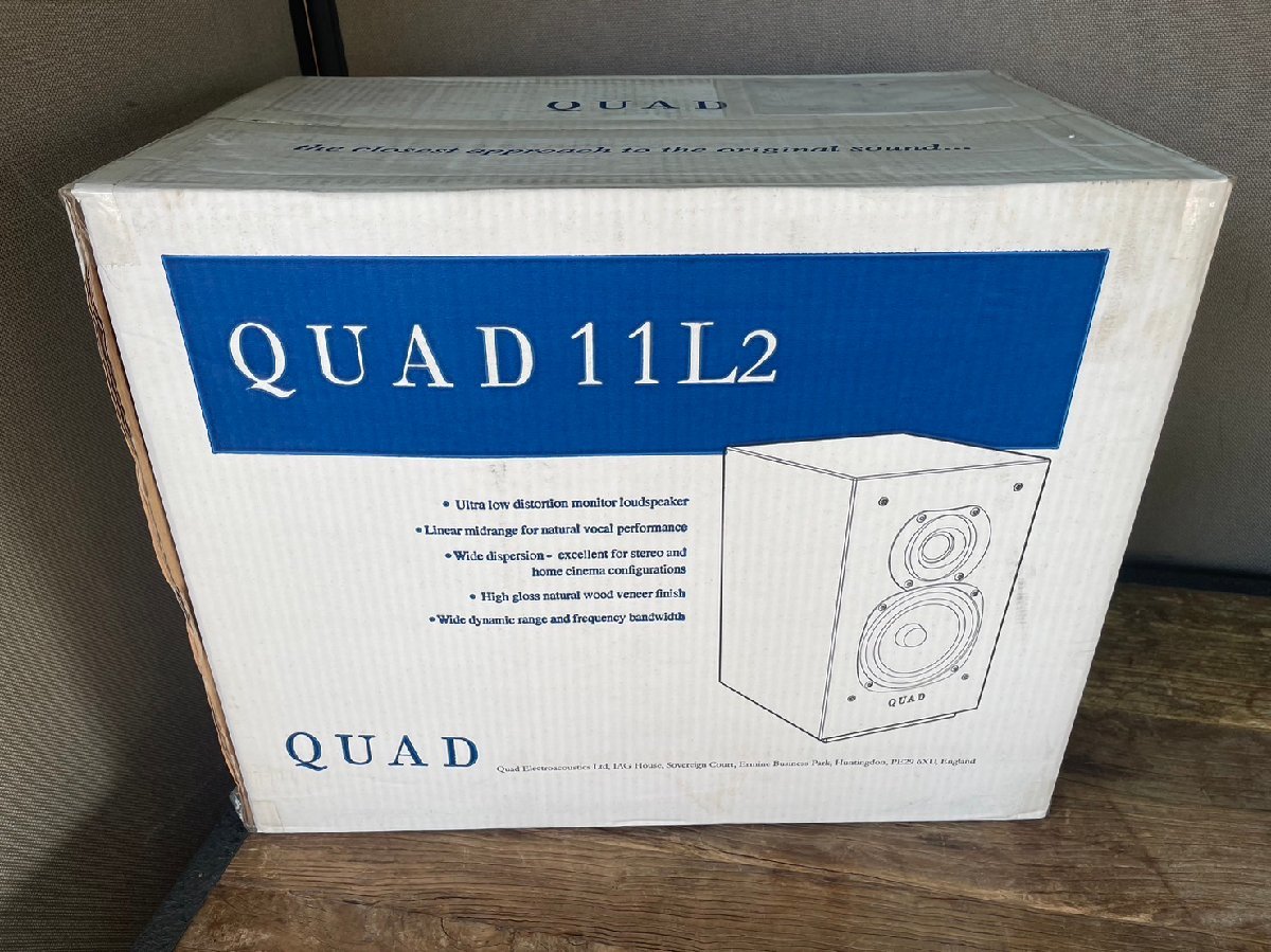 QUAD 2WAYブックシェルフ型スピーカーシステム 11L2 RW ローズウッド ペア クォード 新品