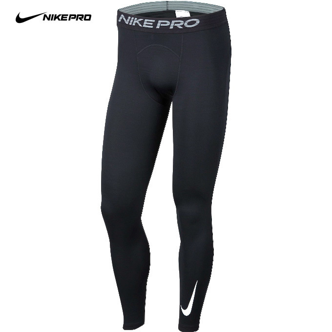 【新品】ナイキ プロ ウォーム ロング タイツ【010：黒】M インナー スパッツ トレーニング ジム ゴルフ NIKE PRO 冬 秋 春