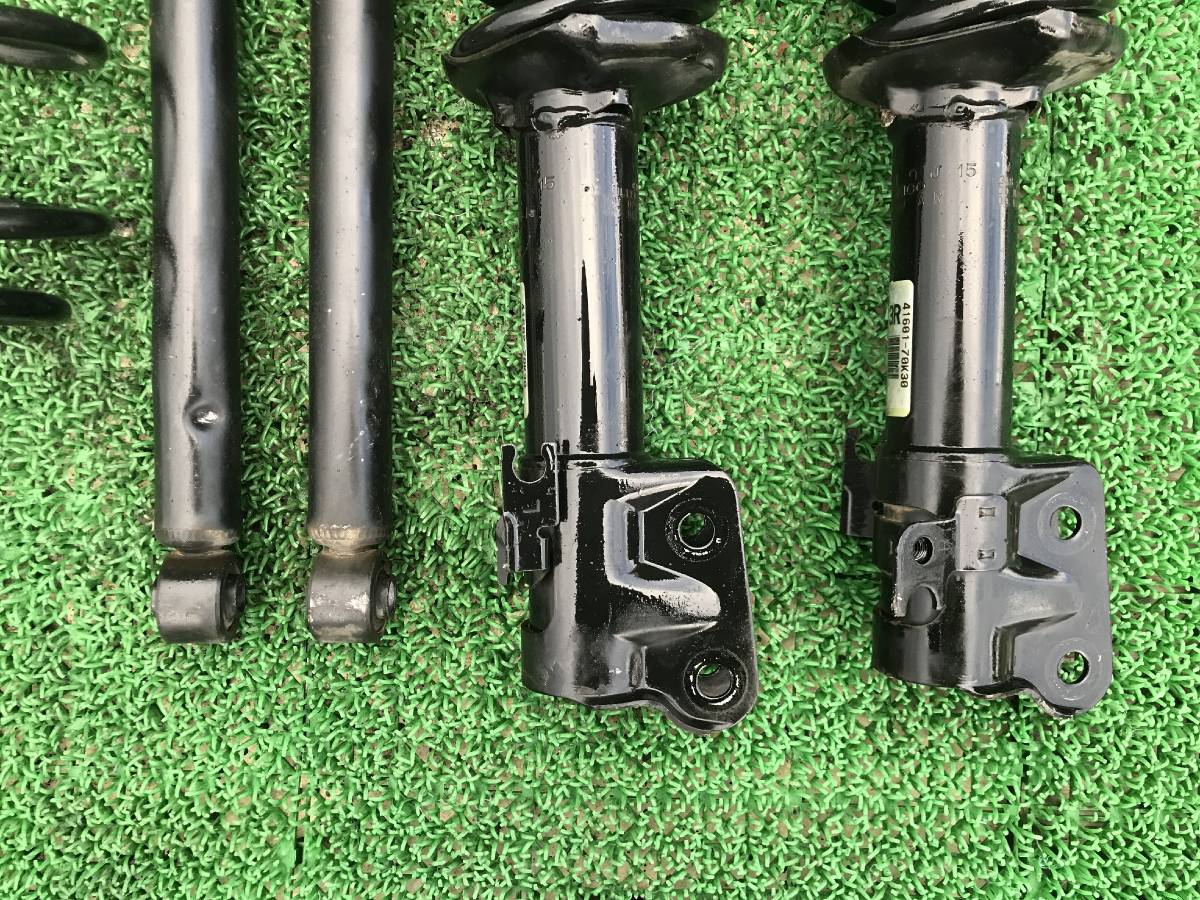 ワゴンR MH23S AZワゴン MJ23S サスペンション 1台分 フロント ストラット 左右 リアショックアブソーバー スプリング バネ リア MJ23S ワゴンR フロント SA-7692R 0 ワゴンＲ&frasl;スティングレー(MH23S)用車高調整サスペンションセット