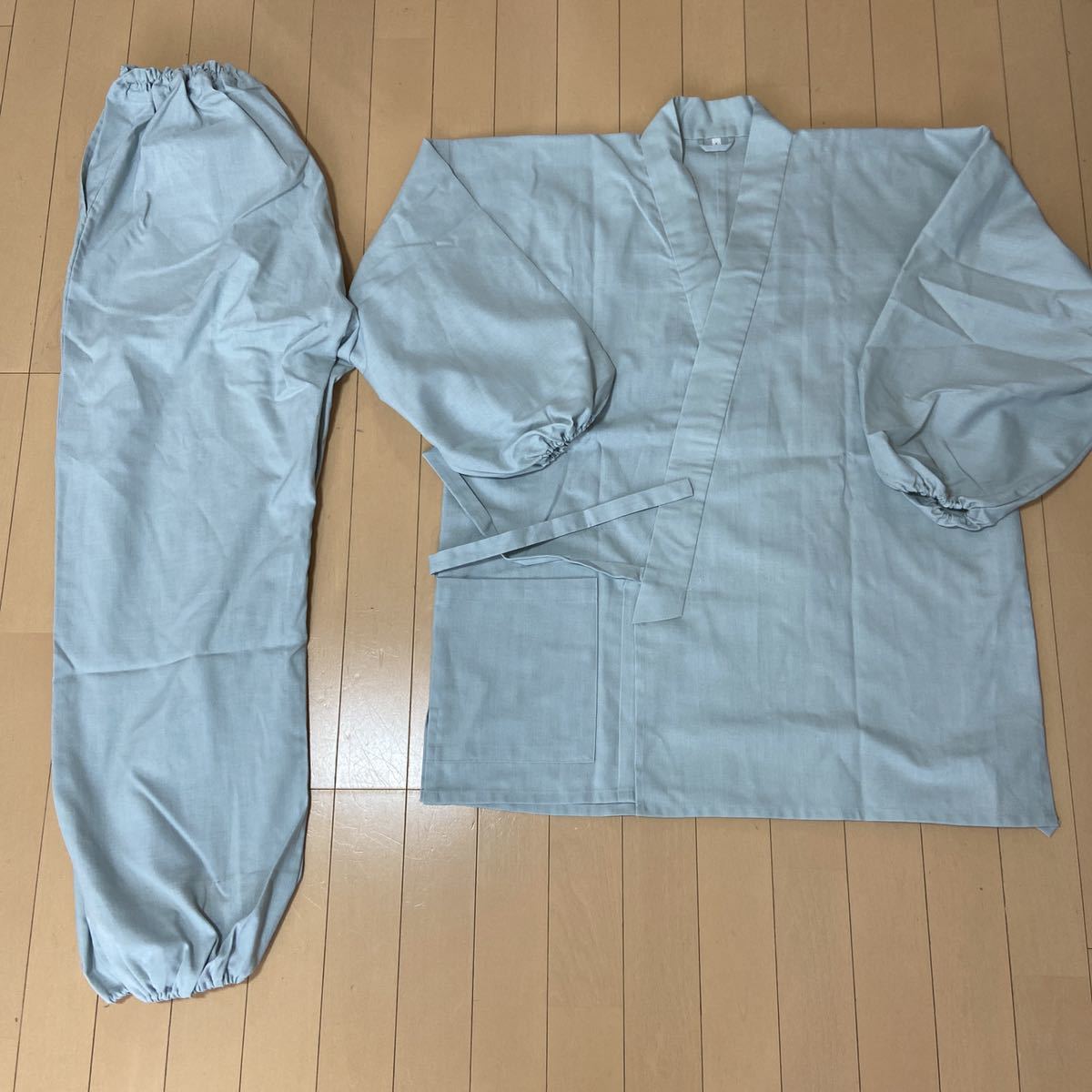 HOT メンズLサイズ 作務衣 作業着 部屋着 ライトグリーン(作務衣)｜売買されたオークション情報、yahooの商品情報をアーカイブ公開 - オークファン 作務衣
