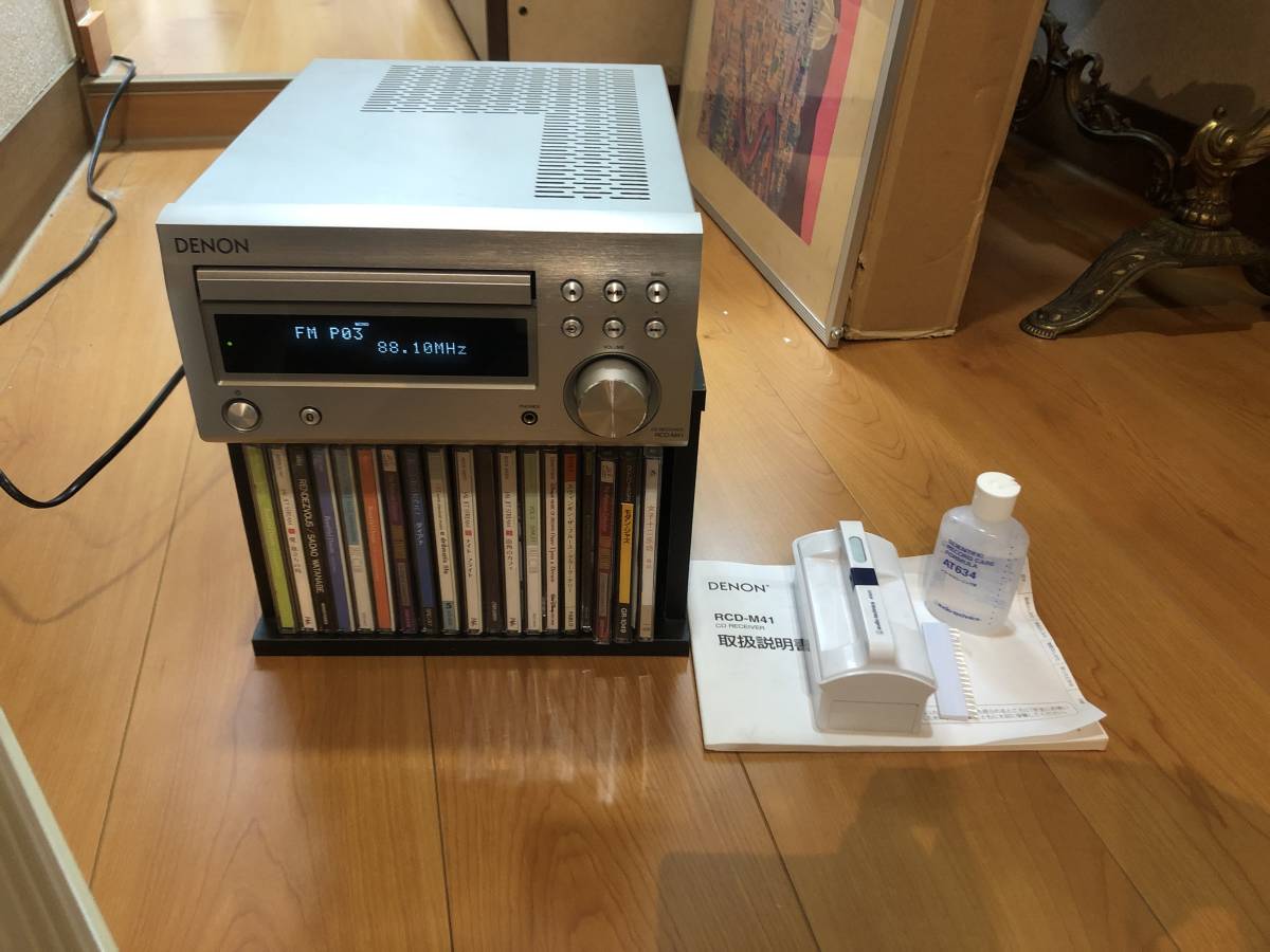 DENON CDレシーバー デノン RCD-M41 2018年製 通電済動作未確認 【公式