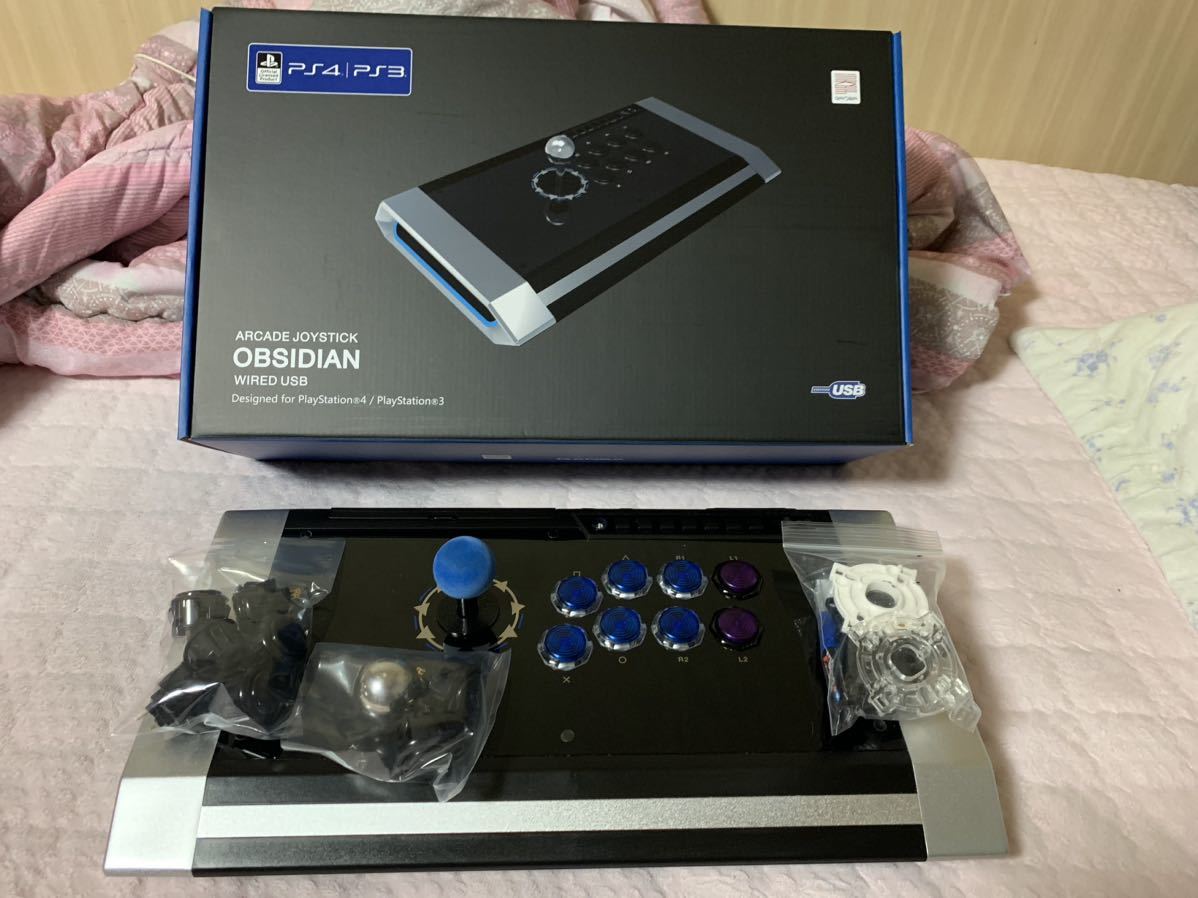 Qanba Obsidian アーケードコントローラー Qanba Obsidian Pearl 増設
