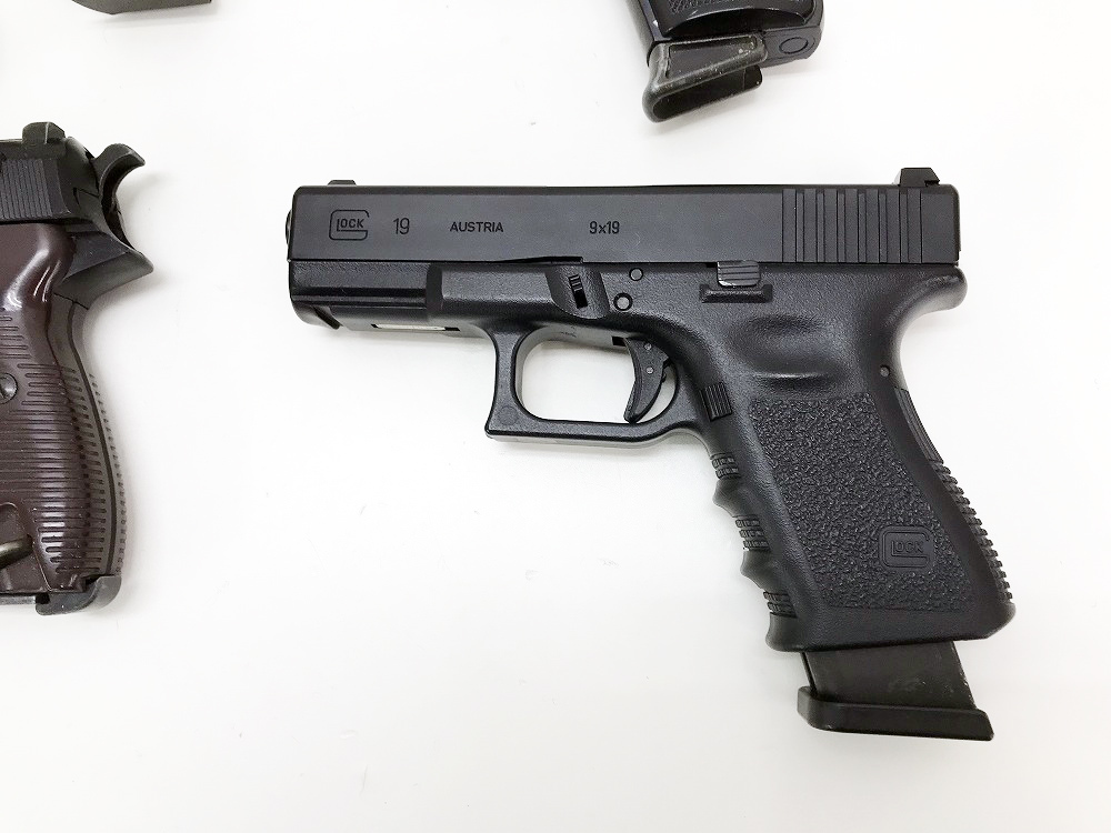 MGC製 M645 ☆ マルゼン ワルサー PPKシルバー ガスガン セット MGC製