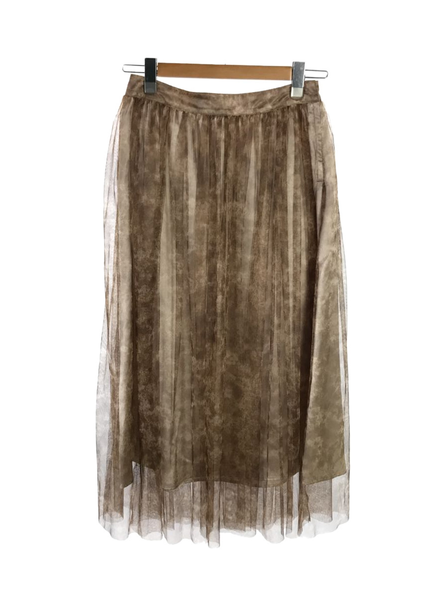 PRIDE◆1799-41113/ロングスカート/38/ポリエステル/BRW/チュール