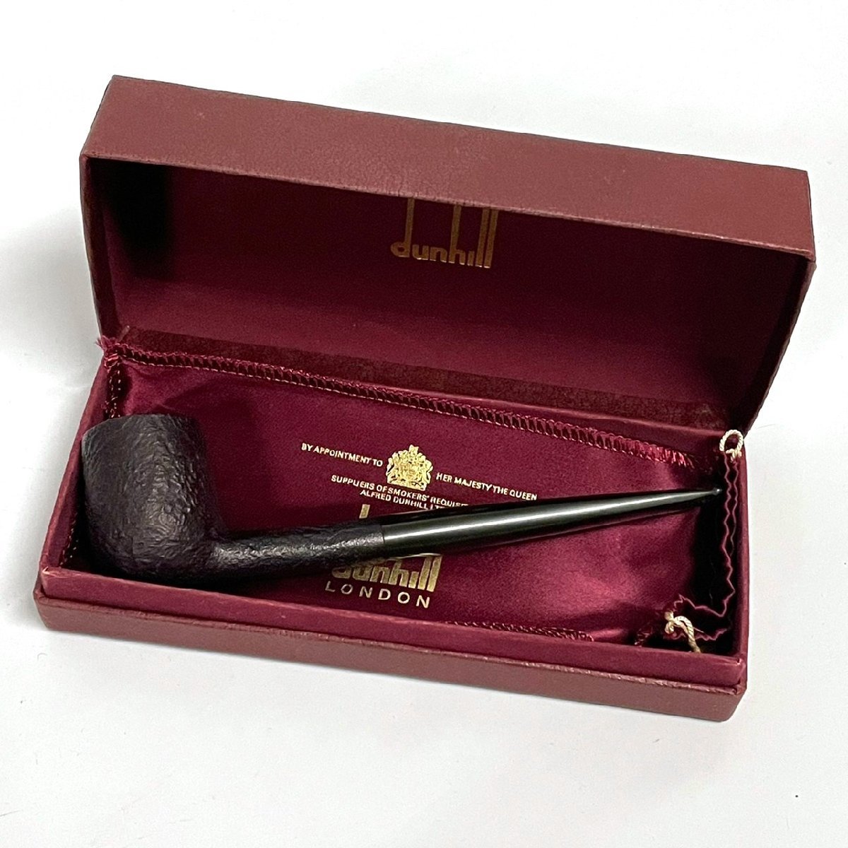ダンヒル dunhill SHELL 197 4S イギリス製 パイプ 喫煙具 箱付き 使用品 041305K/T9