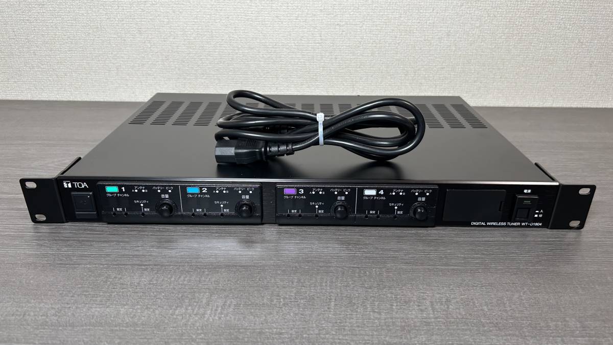 TOA 800MHz帯 デジタルワイヤレスチューナー△WT-D1804 WTU