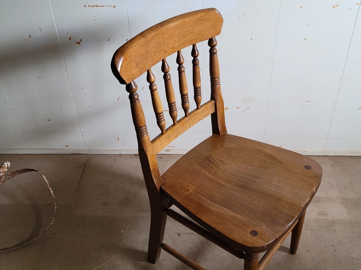 古いウィンザーチェア 椅子 ダイニングチェア 古家具 古道具