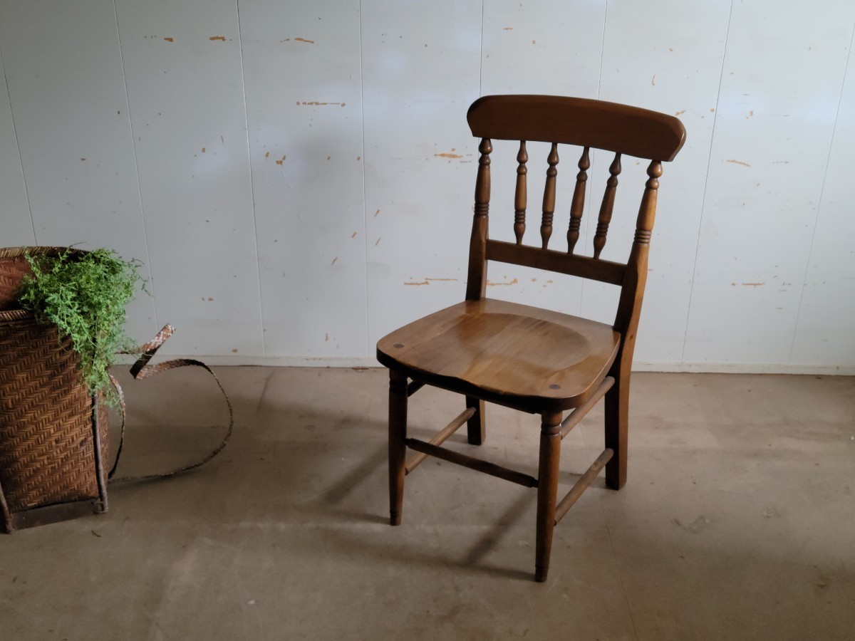 古いウィンザーチェア 椅子 ダイニングチェア 古家具 古道具