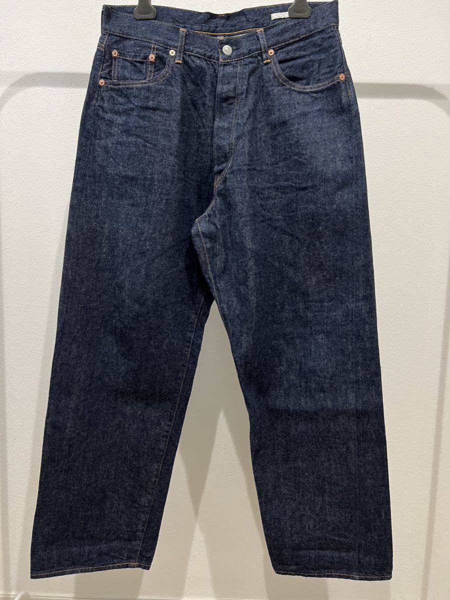 21ss COMOLI デニム 5P パンツ サイズ1 インディゴ DENIM PANTS コモリ