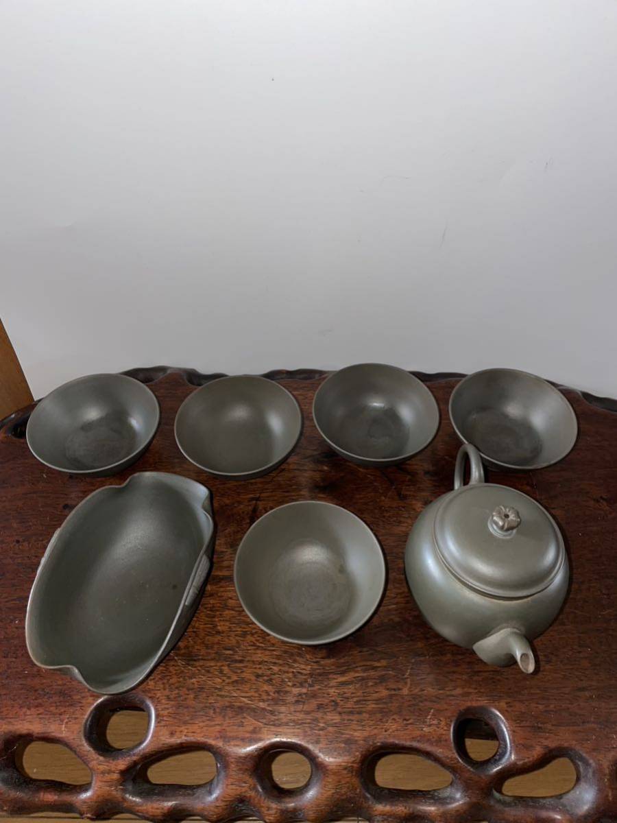 宝瓶 備前焼 煎茶道具 急須 在銘 備前 茶道具 日幡光顕人 ☆備前焼