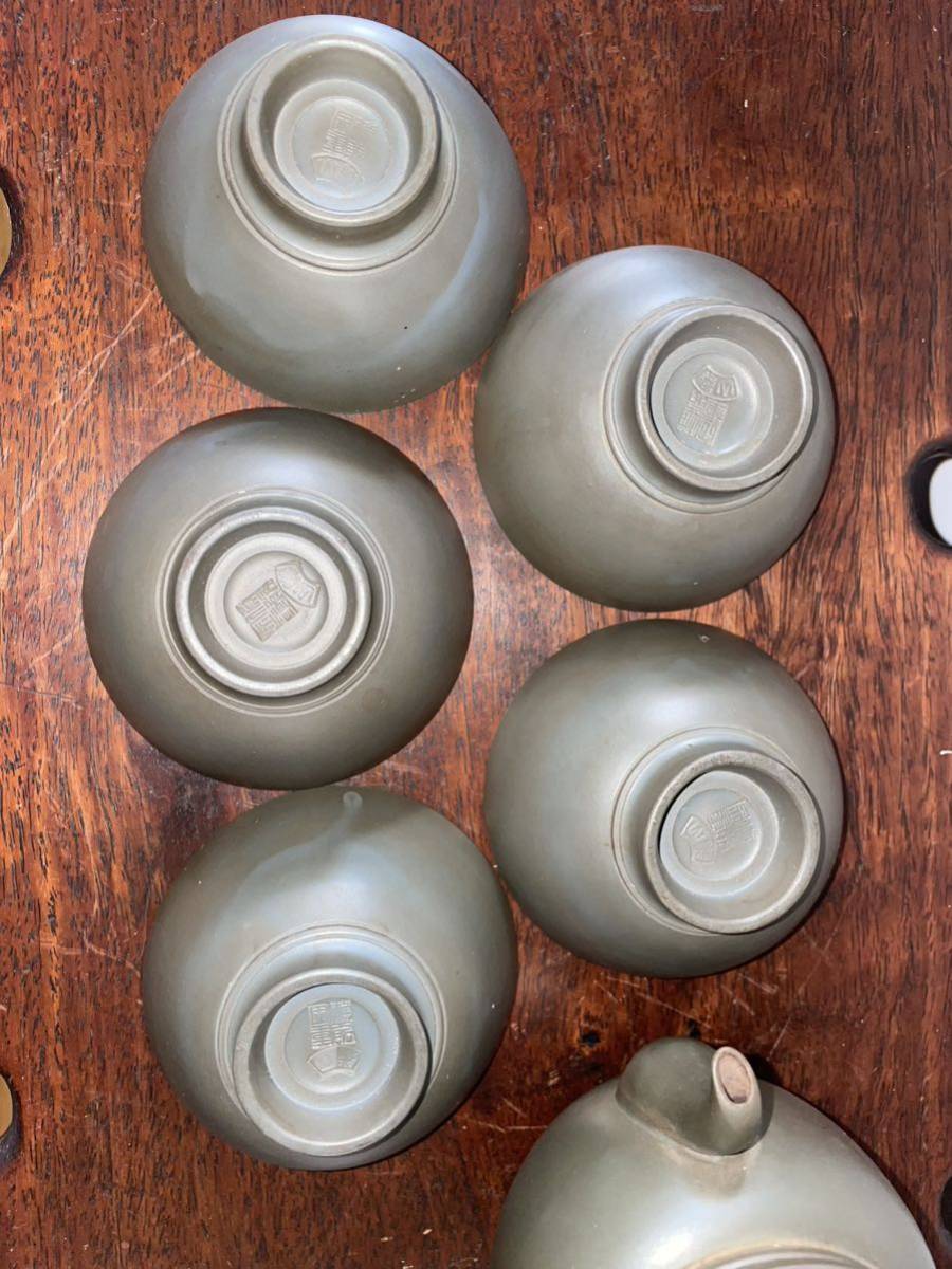 宝瓶 備前焼 煎茶道具 急須 在銘 備前 茶道具 日幡光顕人 ☆備前焼