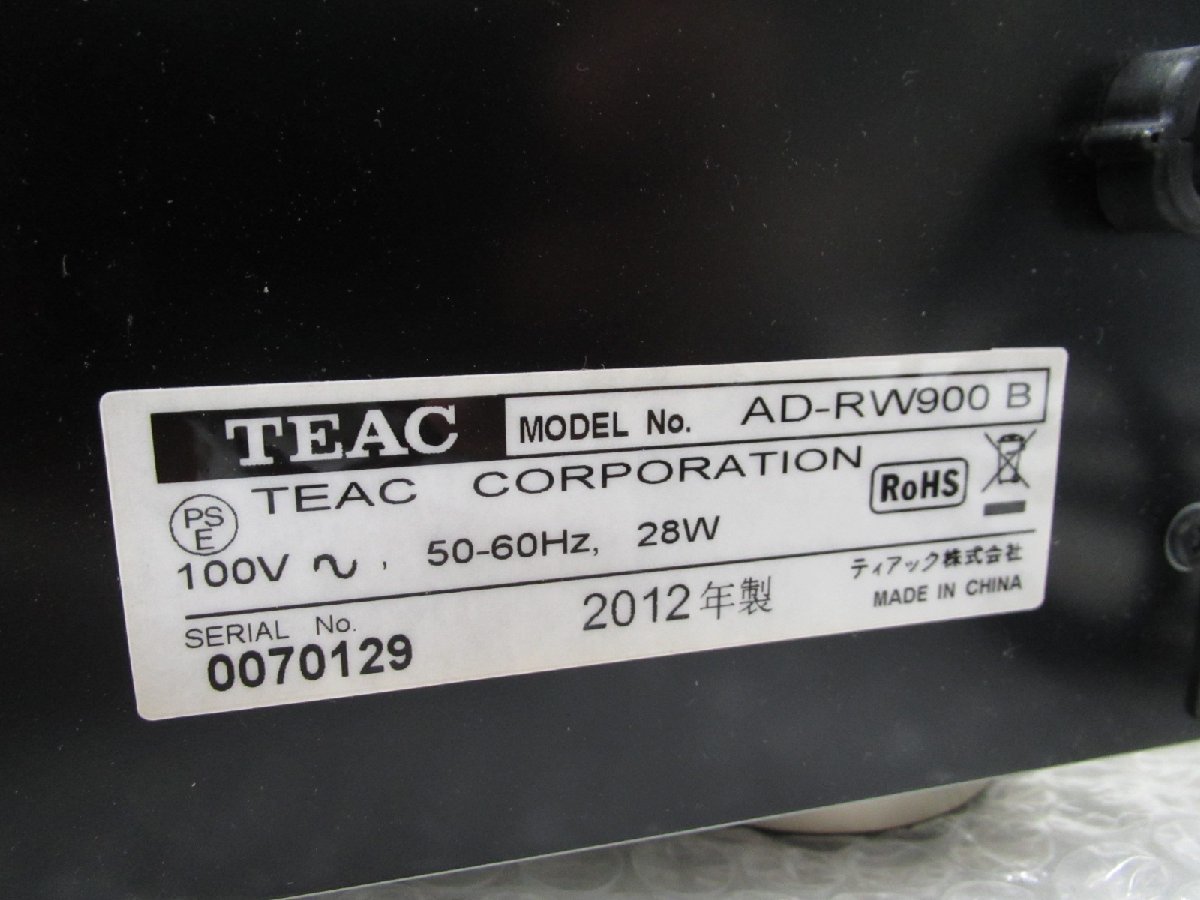 TEAC AD-RW900 | メルカリ ティアック③ カセット ■◆ TEAC AD-RW900 ティアック CDレコーダー / カセットデッキ CD/TAPE再生録音動作品 リモコン/取説有 ★