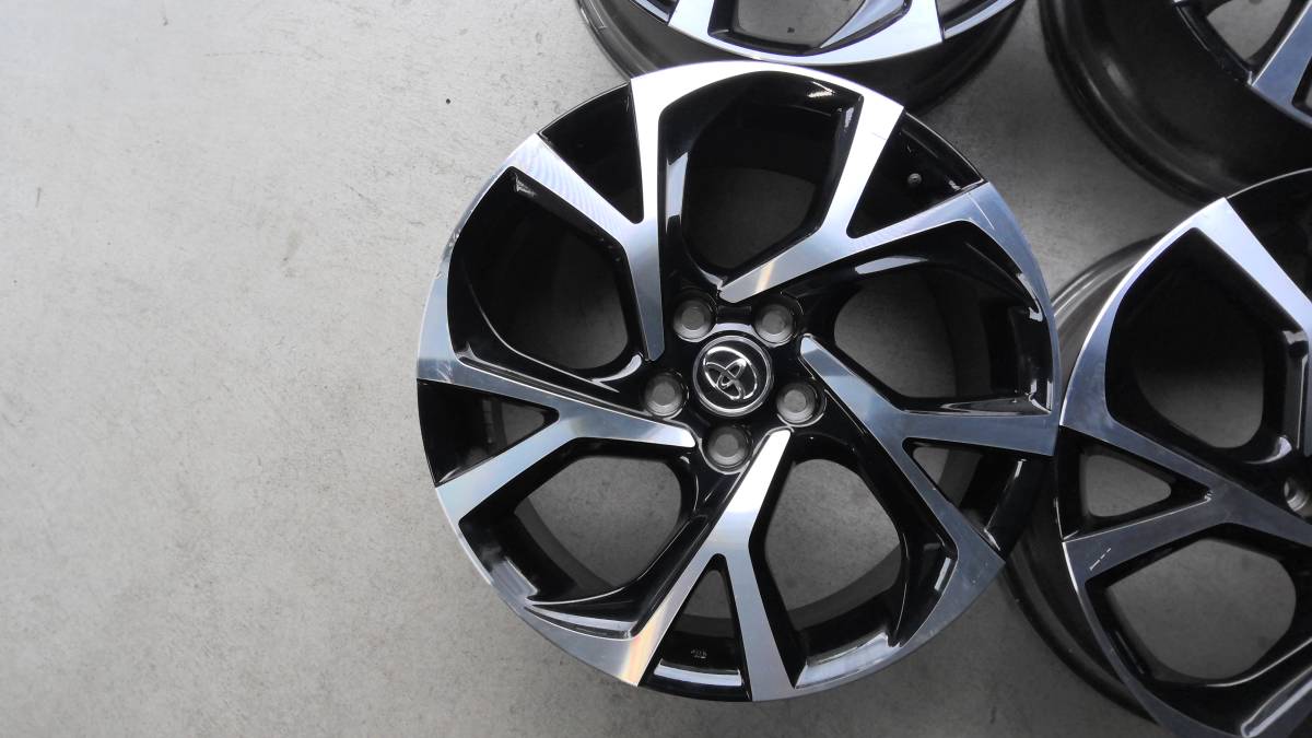 CHR 7Jx18 ＋50 PCD114.3 5H 純正アルミホイール 4本セット 中古品(5穴 